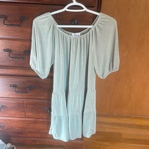 Sage dress - size small